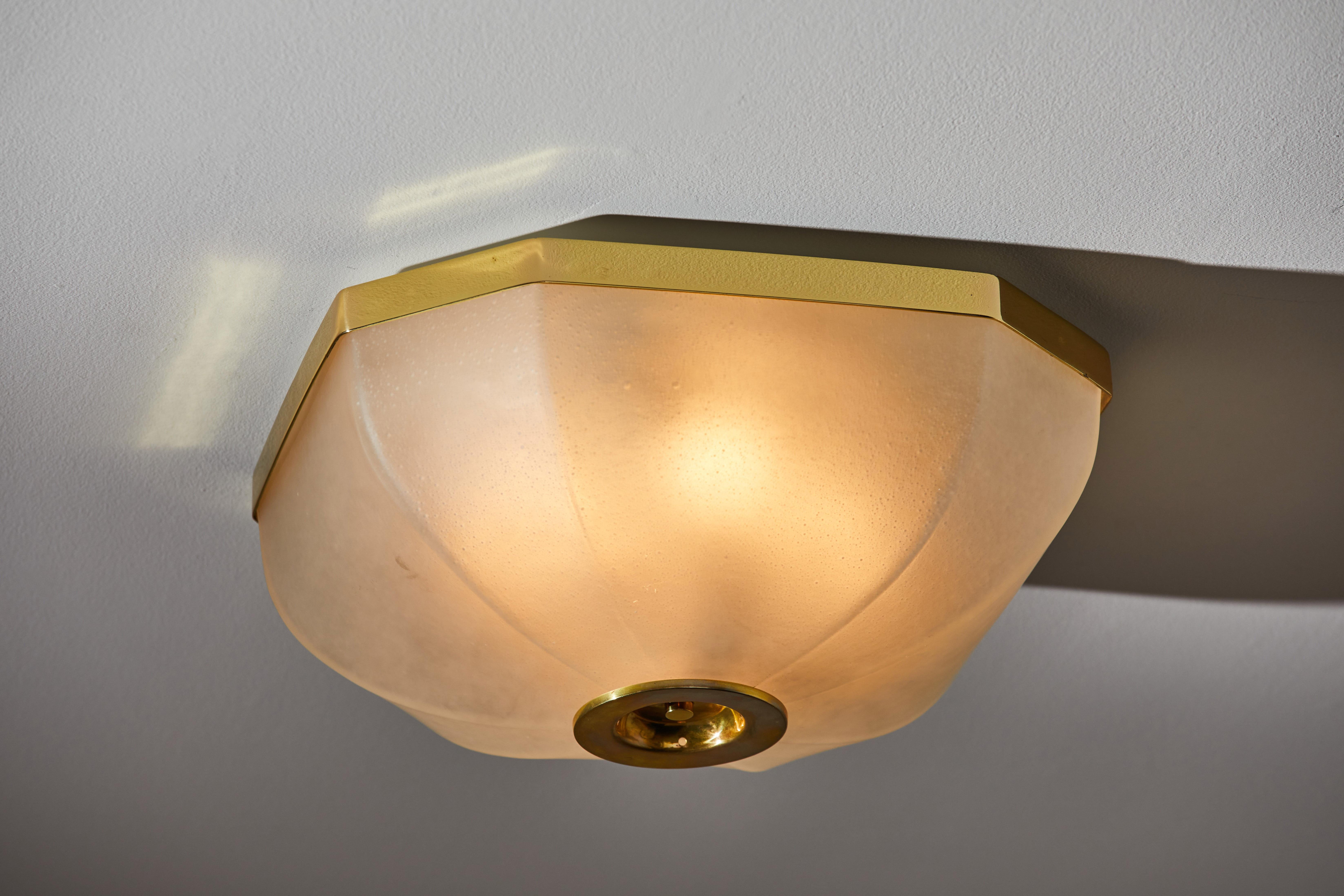Italian Flush Mount Ceiling Lights by Lumi For Sale