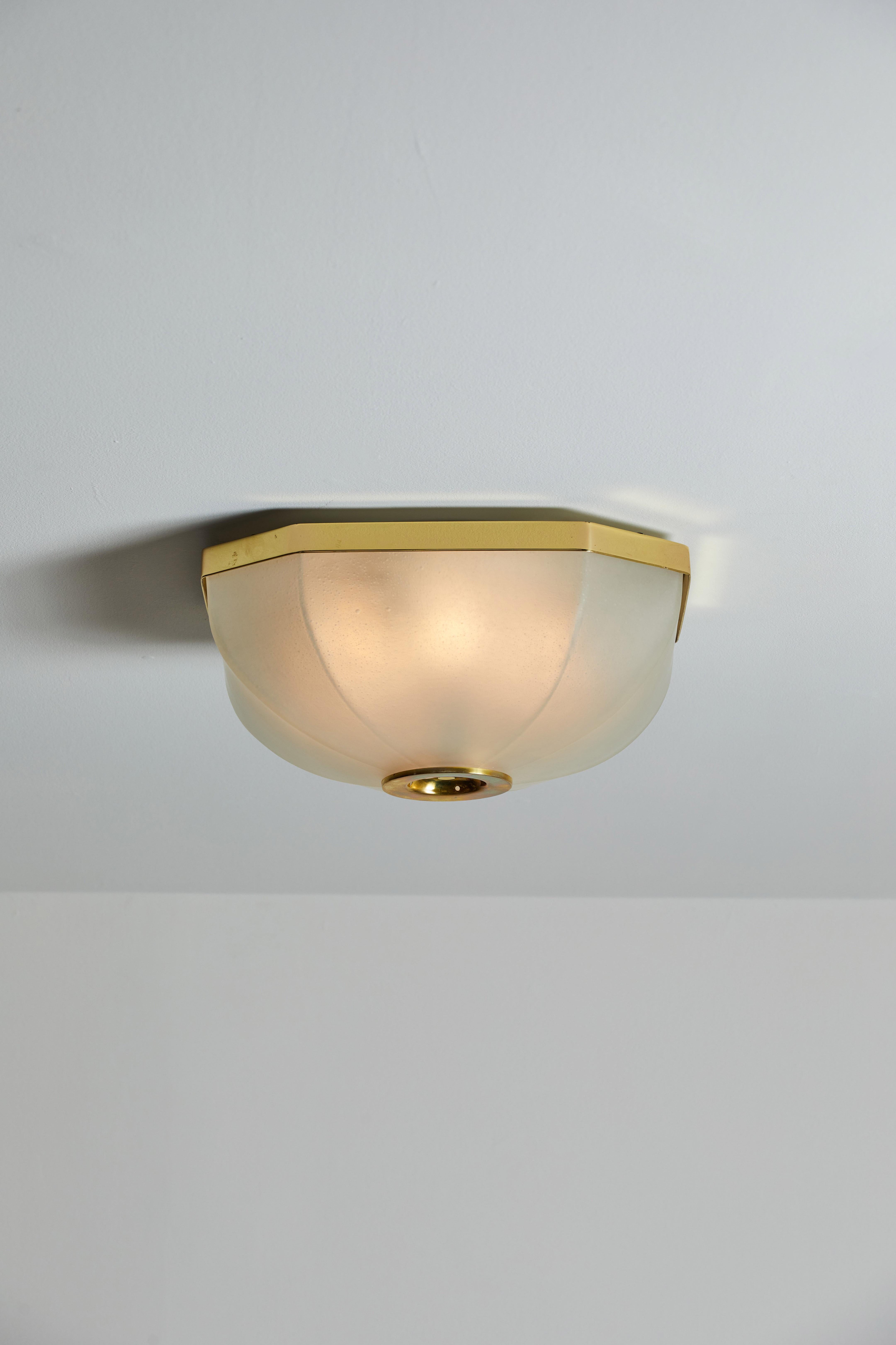 Mid-20th Century Flush Mount Ceiling Lights by Lumi For Sale