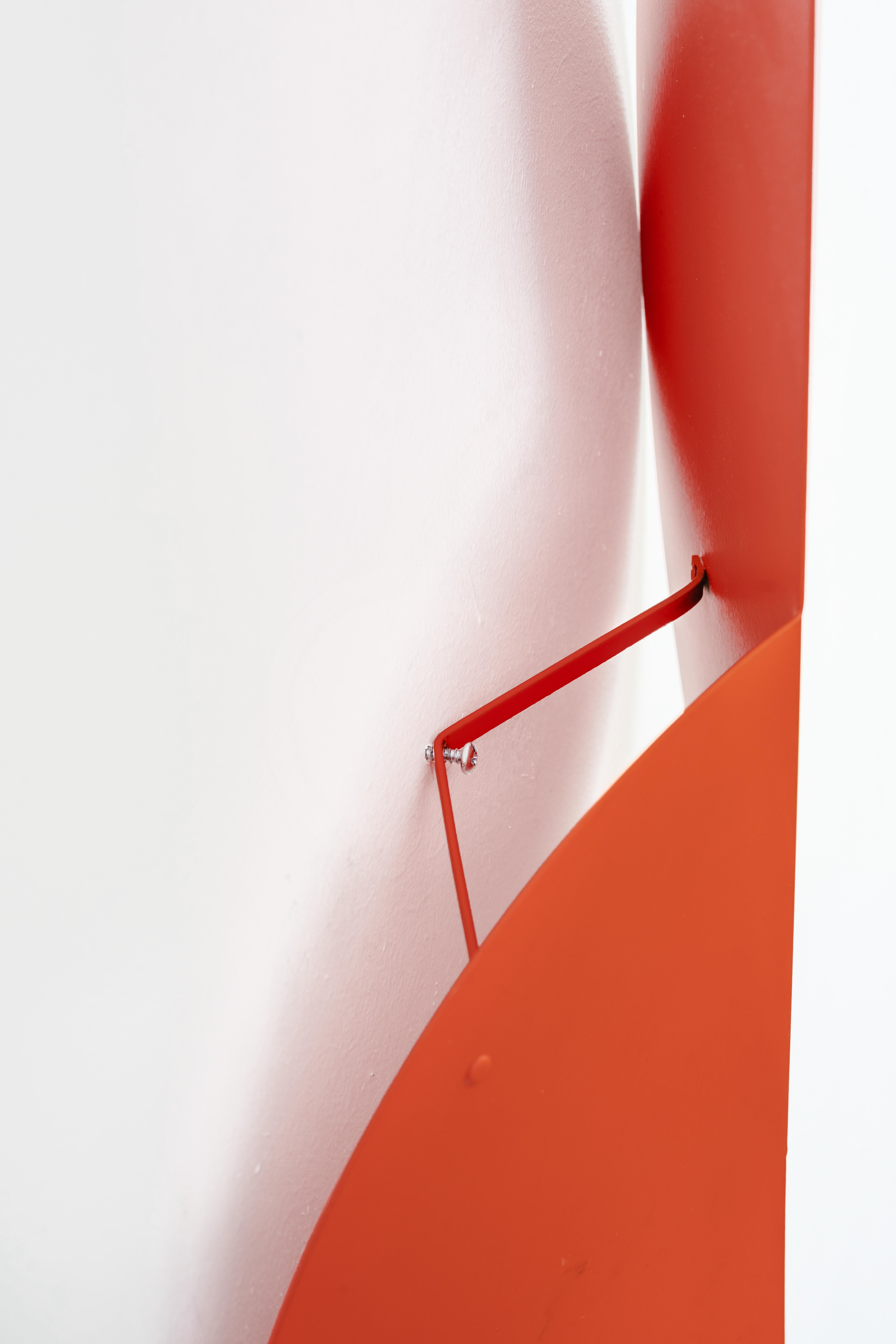 Bauhaus Two Fold Wall Hanging in Red For Sale