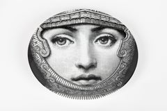 Two Fornasetti Tema E Variazioni Porcelain Plates, Numbers 9 + 95