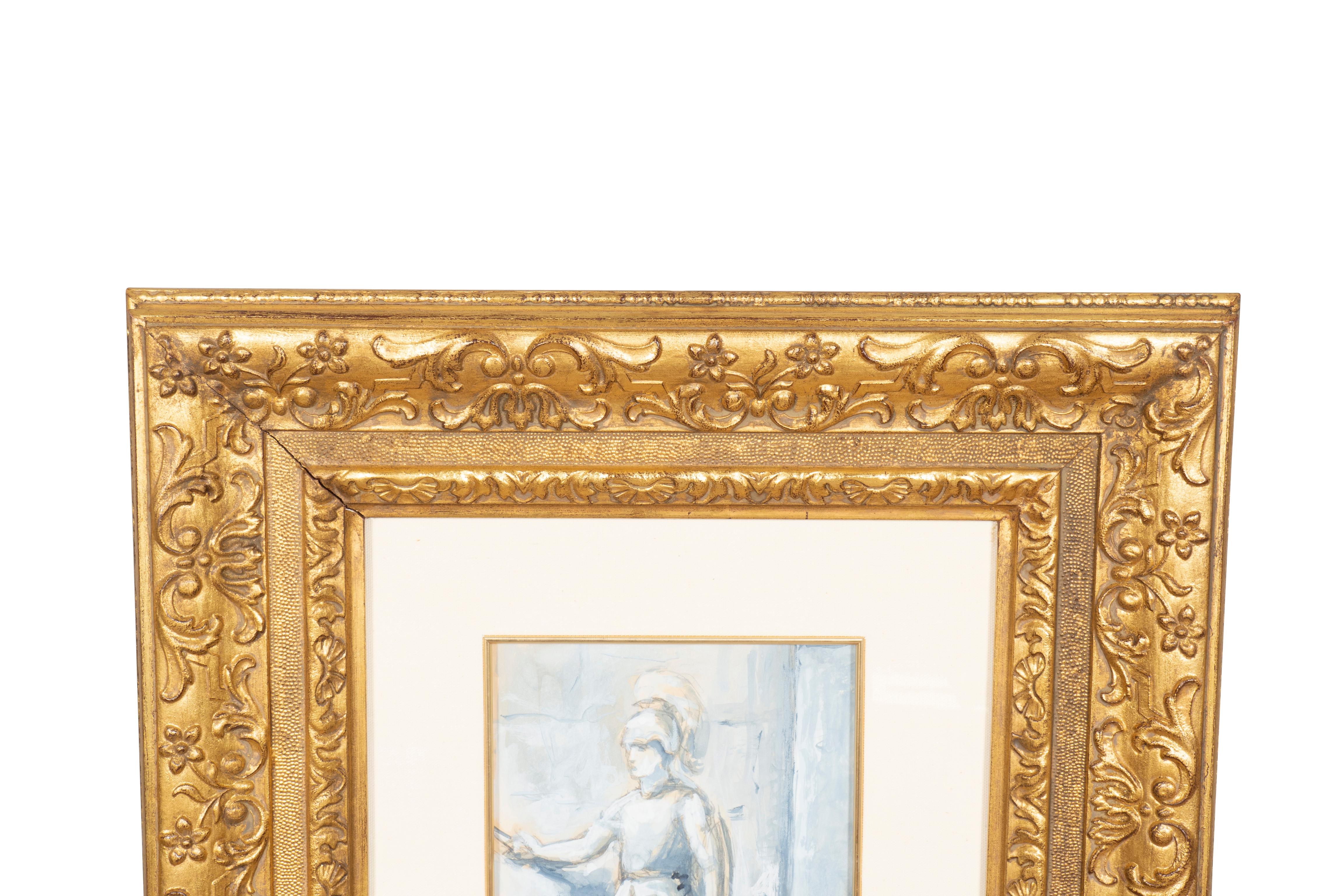 Two Framed Gouaches By Dewitt McClellan Lockman For Sale 12