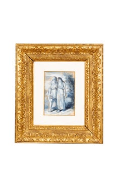 Two Framed Gouaches By Dewitt McClellan Lockman