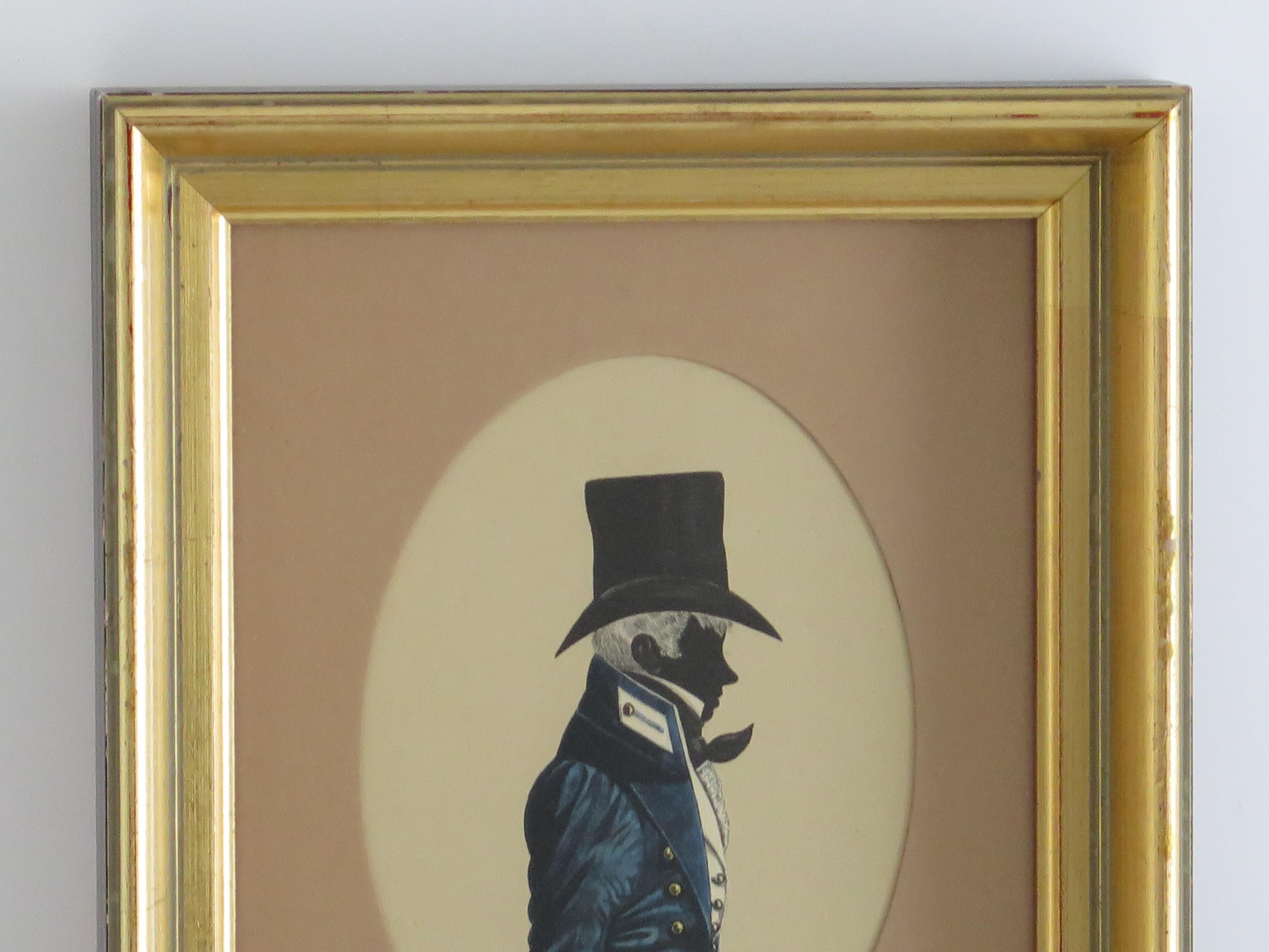 DEUX images encadrées de Silhouettes de militaires, 20e siècle en vente 4