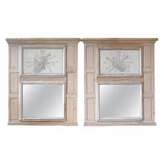Glass Trumeau Mirrors
