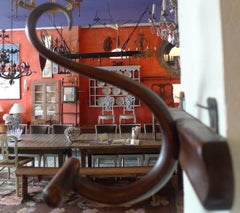 Two French 19th Century Single Hook Bentwood Coat Hangers