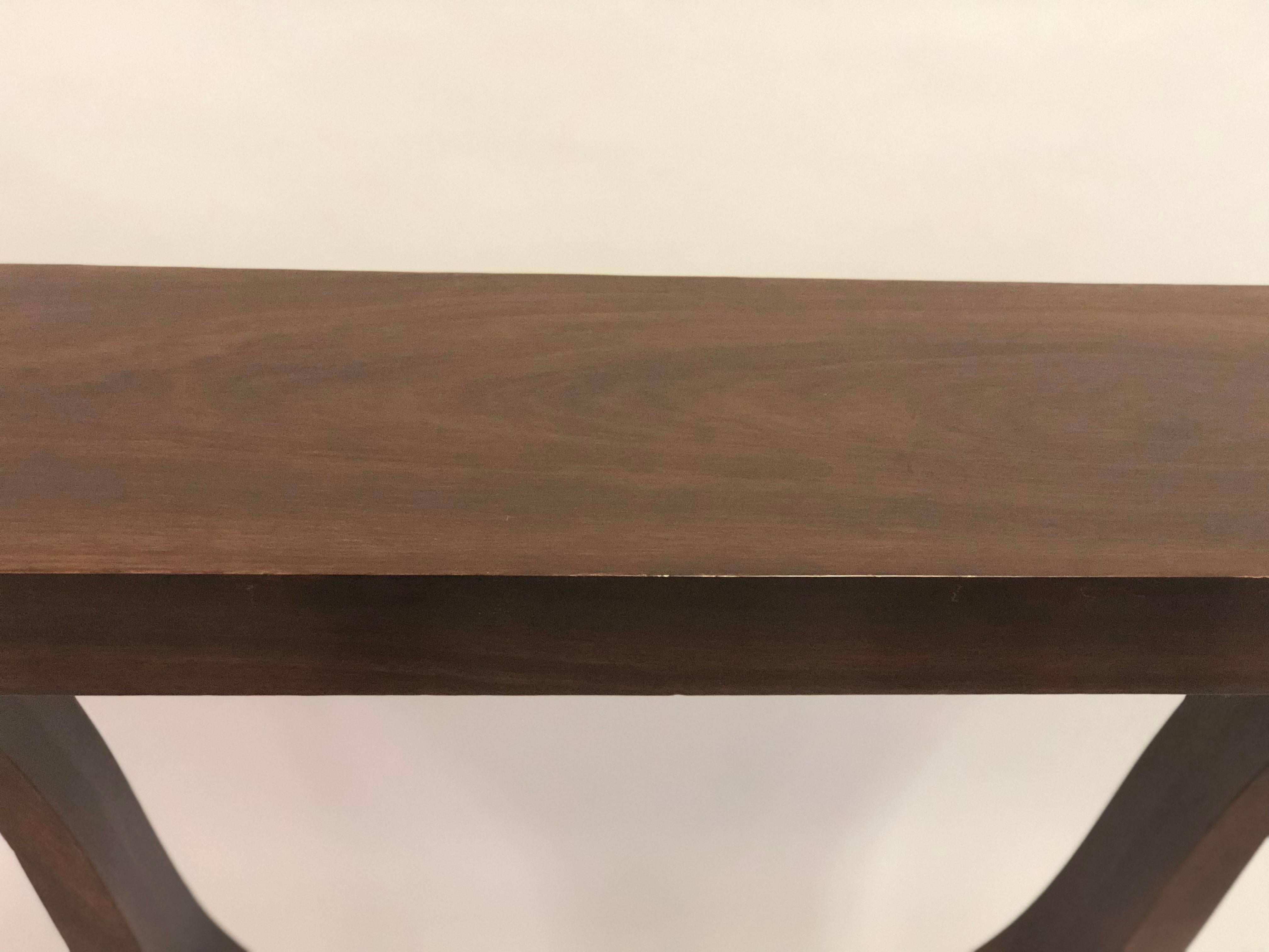 Two French Art Deco Macassar Ebony Style Sofa Tables / Consoles For Sale 1