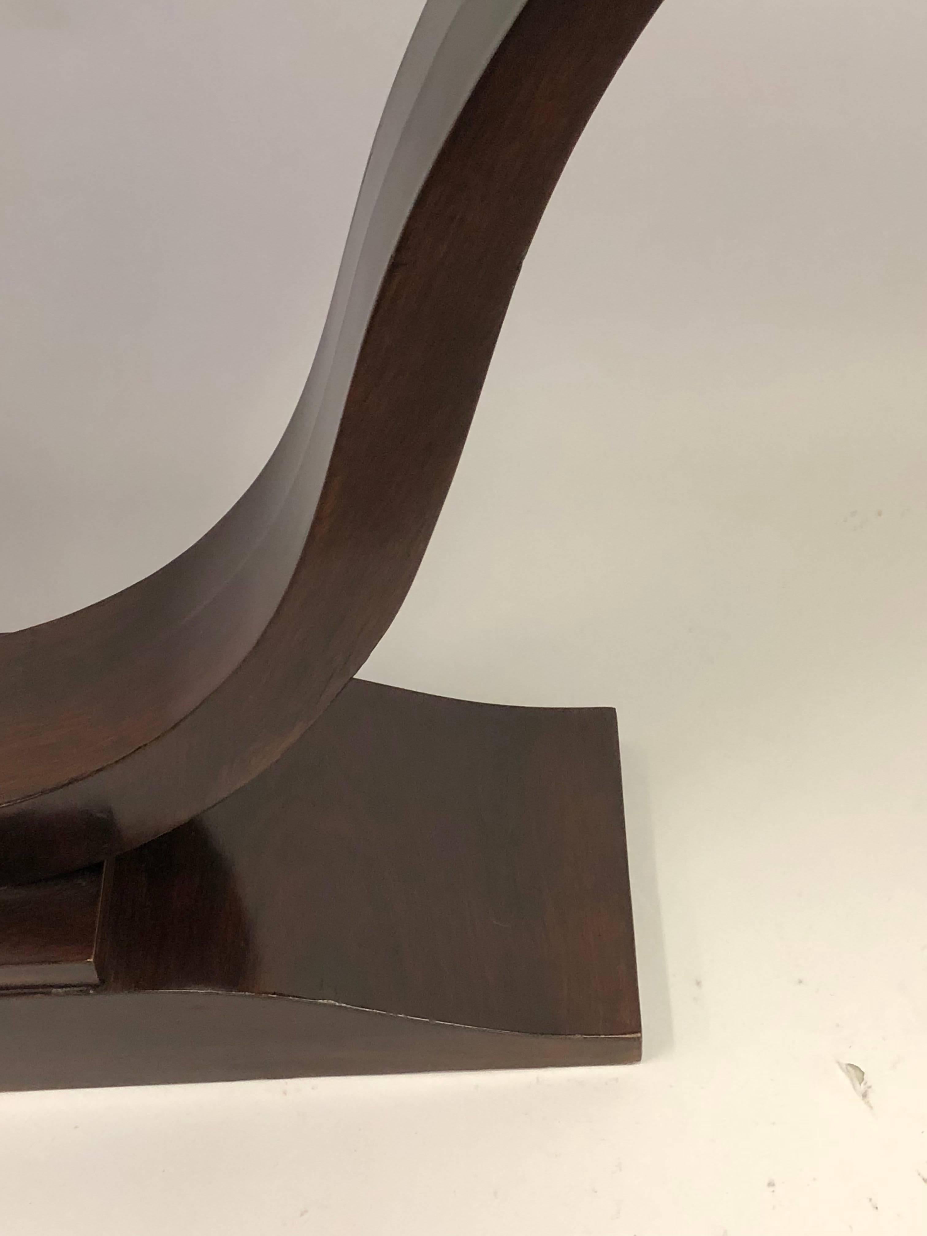 Two French Art Deco Macassar Ebony Style Sofa Tables / Consoles For Sale 4