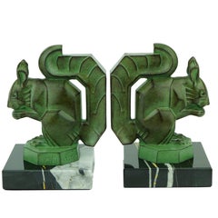 Two French Art Deco Squirrels by Max Le Verrier