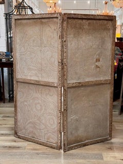 Two French Chateau 18th Century hinged Screen Panels