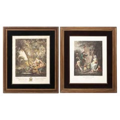 Two French engravings - 19th century