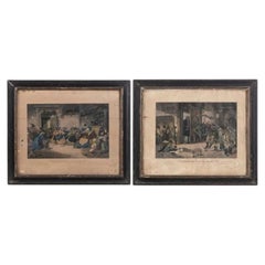 Two French engravings - 19th century