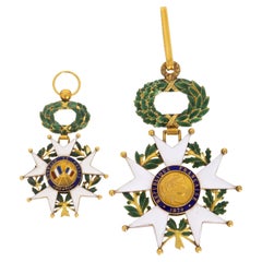 TWO FRENCH GOLD INSIGNIA  France, Third Republic (1870-1951)