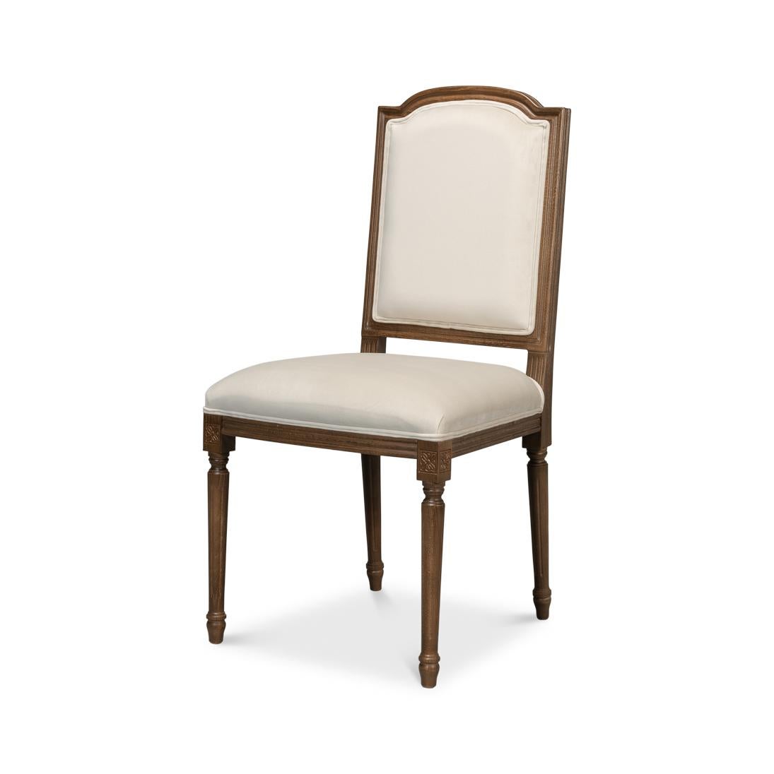 Deux chaises d'appoint françaises de style Louis XVI en vente 4