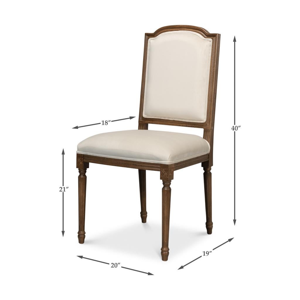 Deux chaises d'appoint françaises de style Louis XVI en vente 3