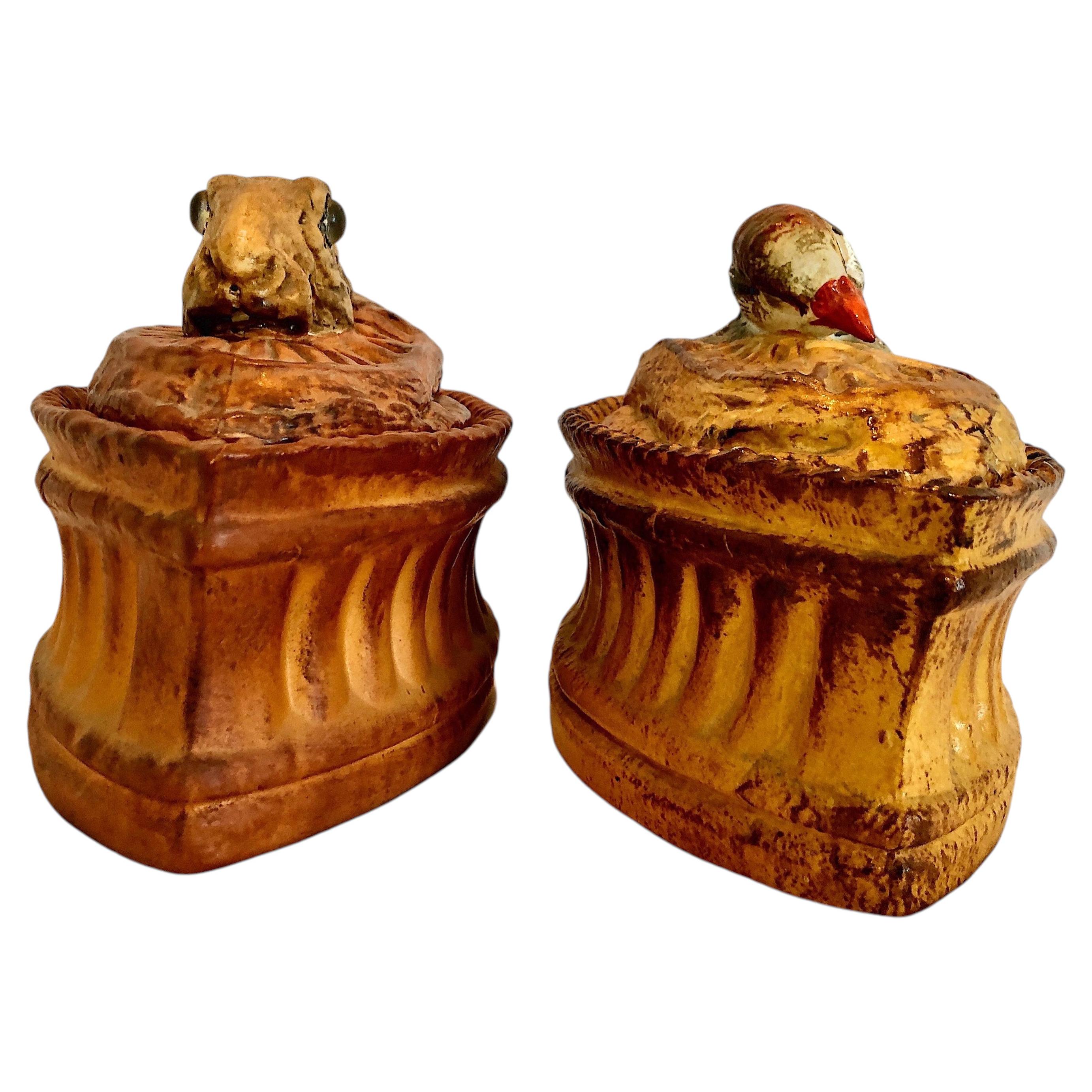Two French Pillivuyt Trompe L’oeil Covered Game Tureens For Sale
