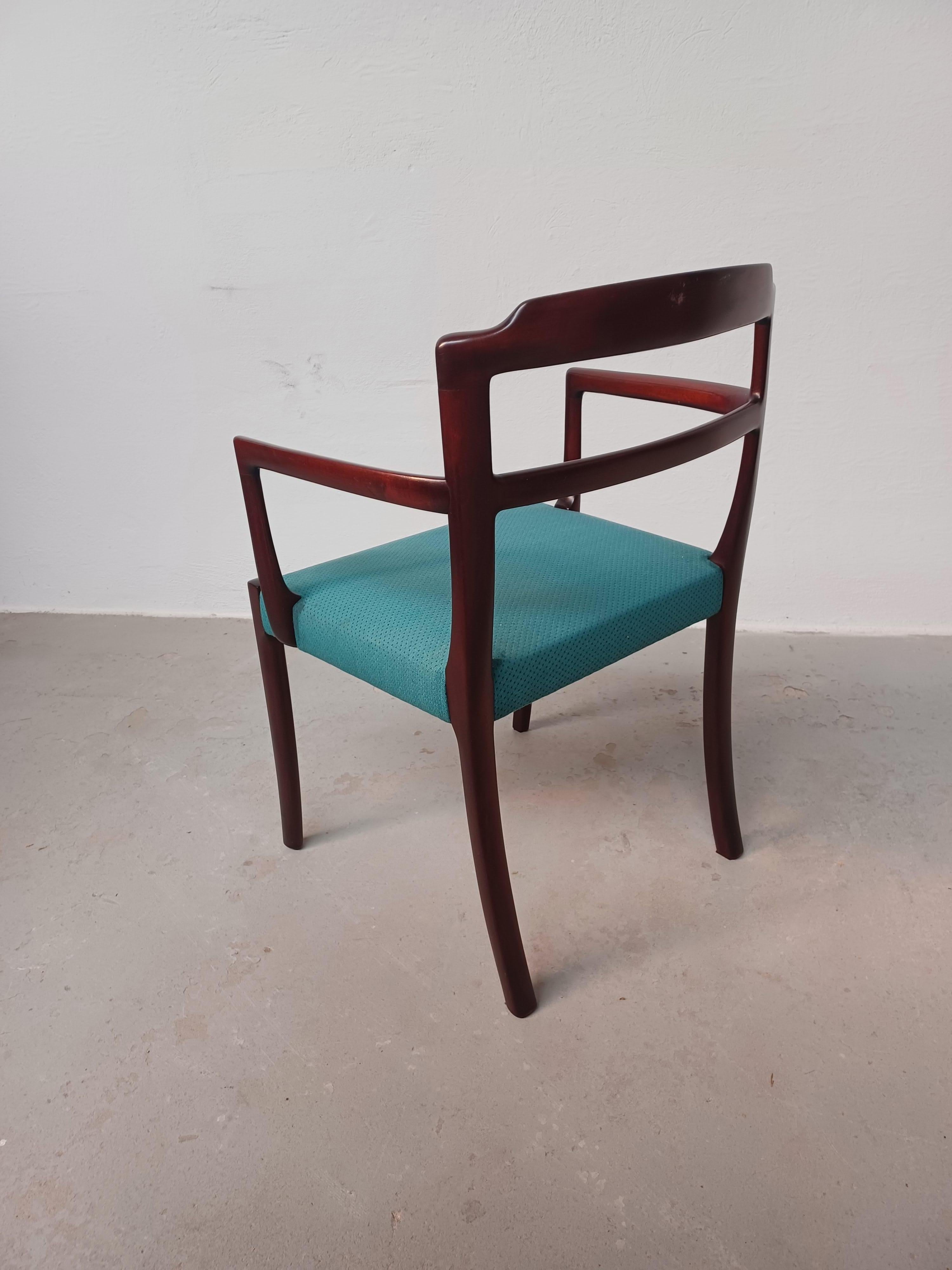 1960 Due poltrone in mogano danese Ole Wanscher completamente restaurate e personalizzabili in vendita 1