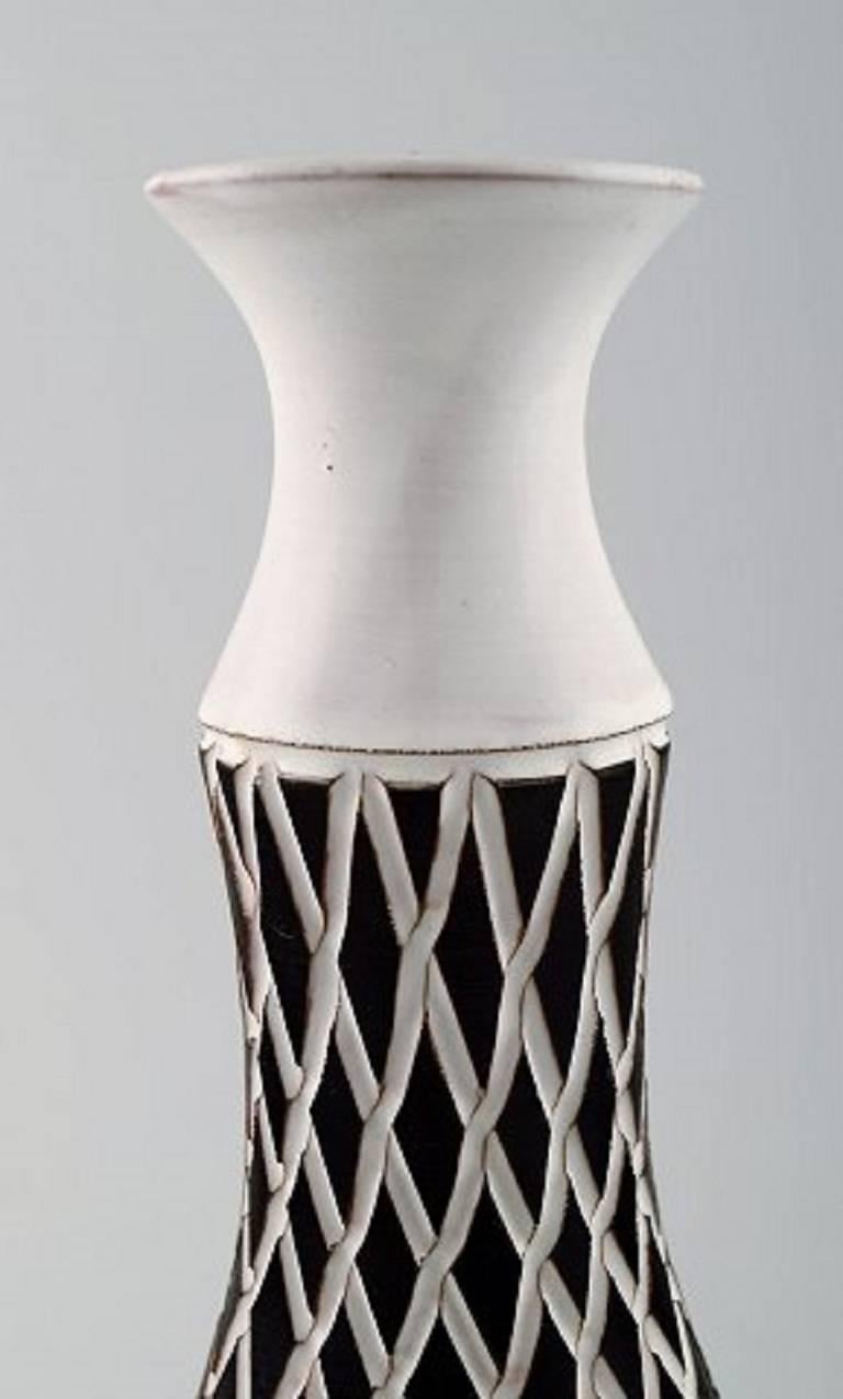 Scandinavian Modern Two Gabriel, Sweden Ceramic Vases, 1960s For Sale