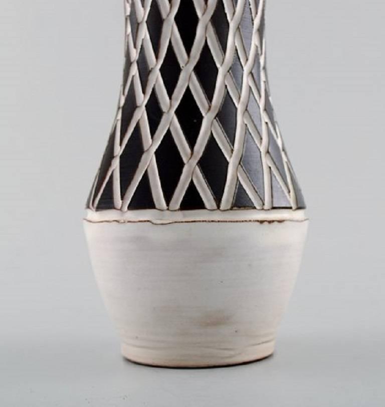 Swedish Two Gabriel, Sweden Ceramic Vases, 1960s For Sale