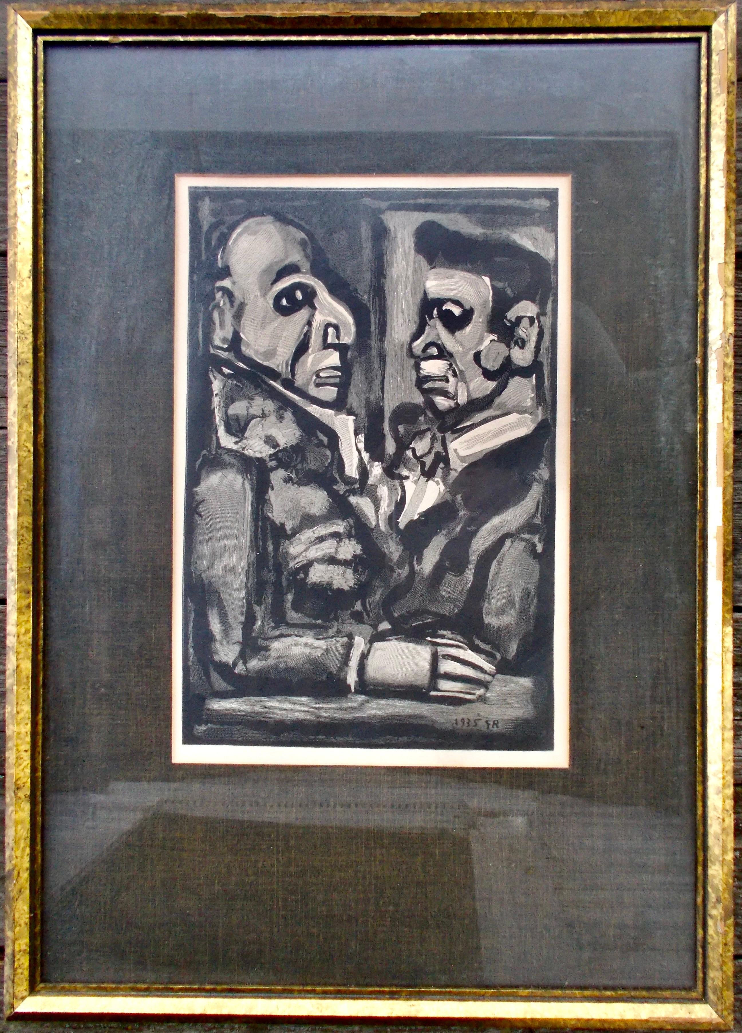 Two Georges Rouault Wood Engravings In Good Condition For Sale In Sharon, CT