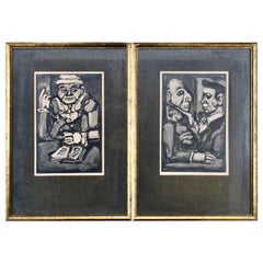 Two Georges Rouault Wood Engravings