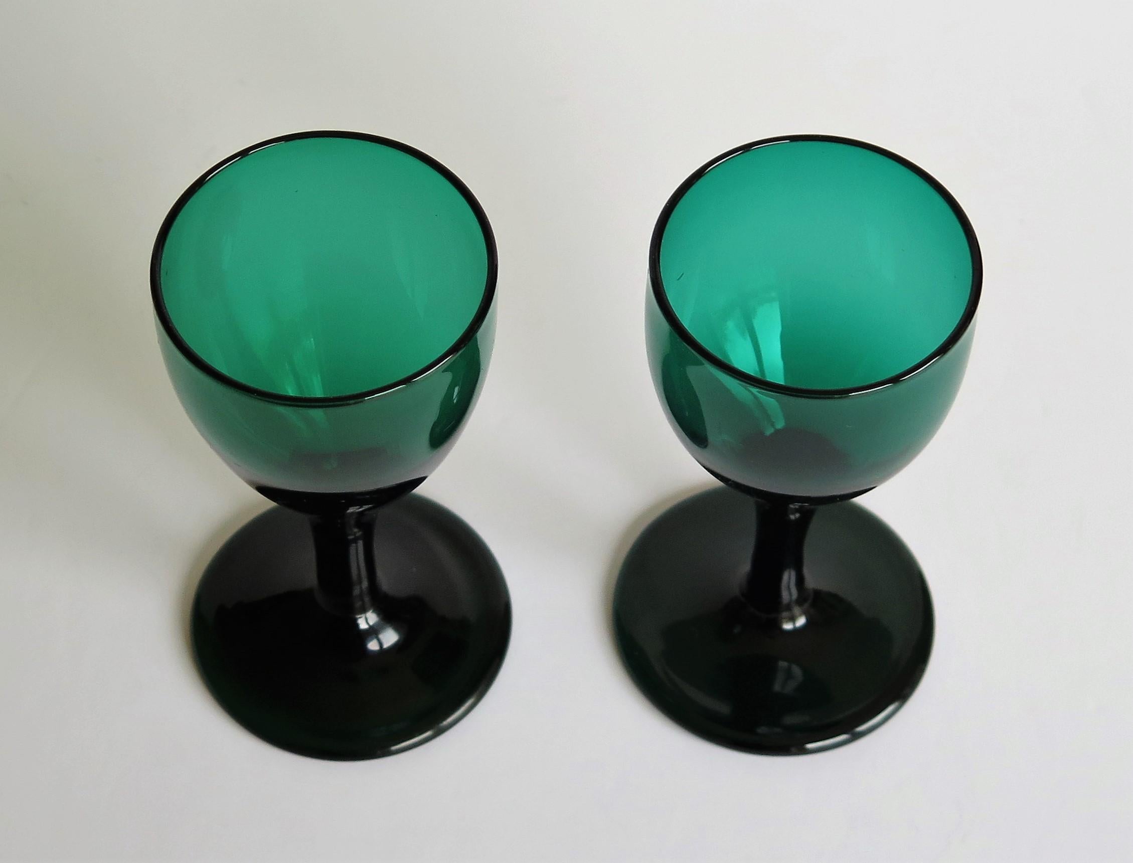 georgian green glass