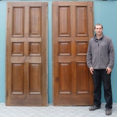 Two Georgian Reclaimed Oak Wall Panels