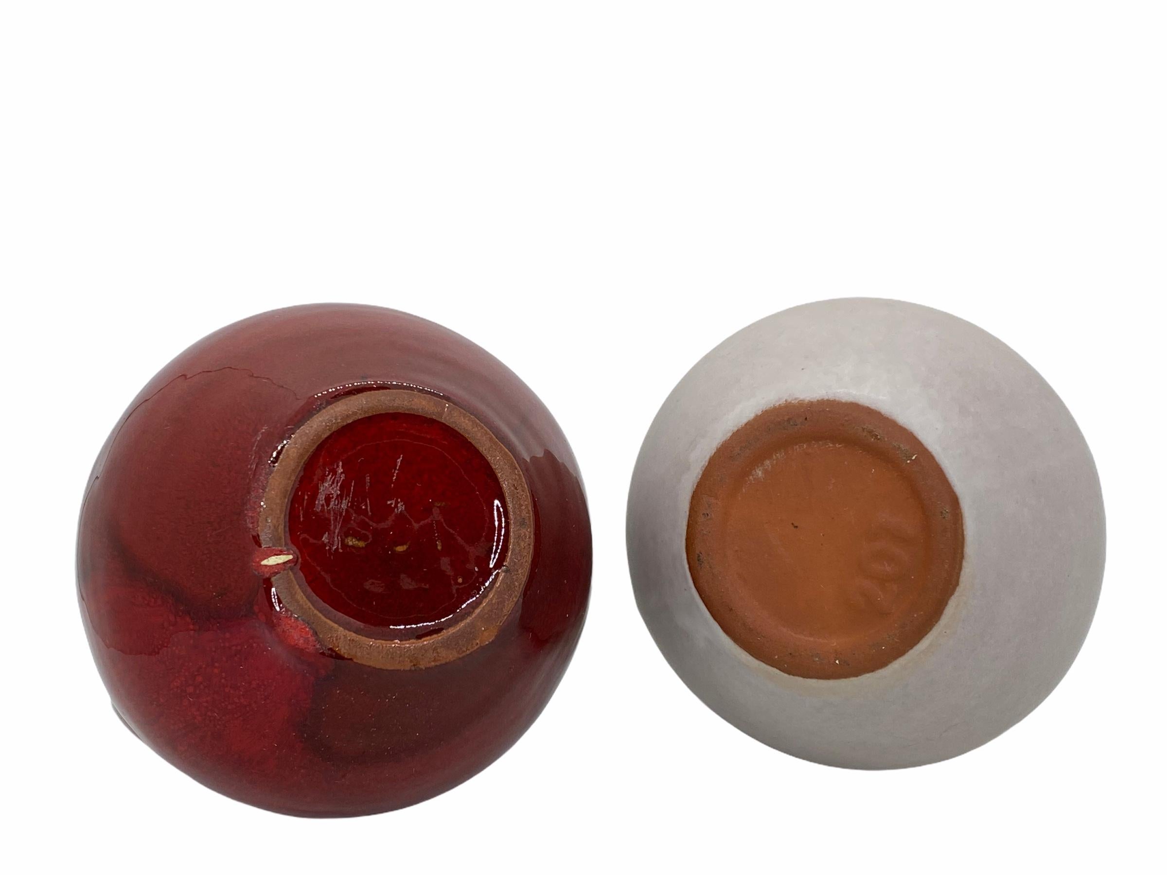 Deutsche Fat Lava-Vase aus Keramik der Jahrhundertmitte von Kreutz, Deutschland, 1970er Jahre im Angebot 3