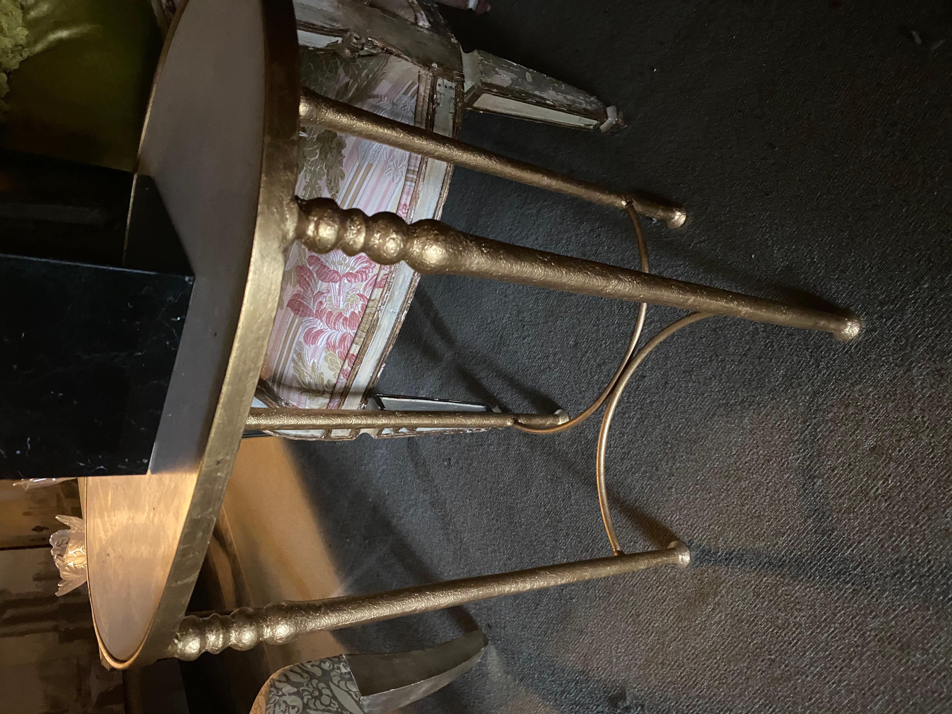 Unknown Two Gilt Metal and Marble Drinks Tables.  Priced per table. For Sale