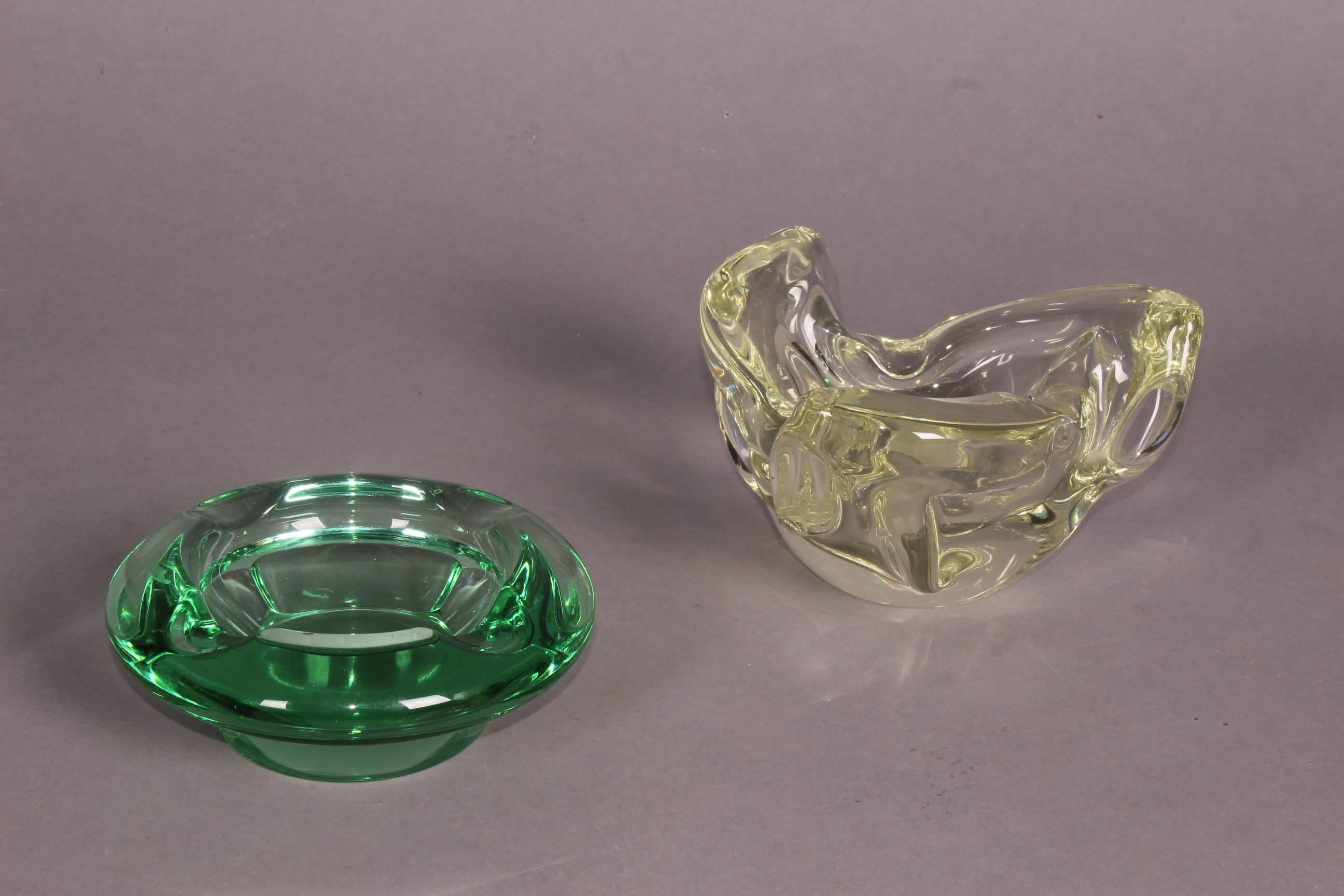 European Two Glass Ashtray