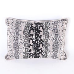Two Glass Beaded Pillows by Elizabeth Phillips, Priced Individually
