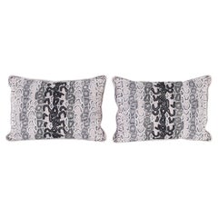 Two Glass Beaded Pillows by Elizabeth Phillips, Priced Individually