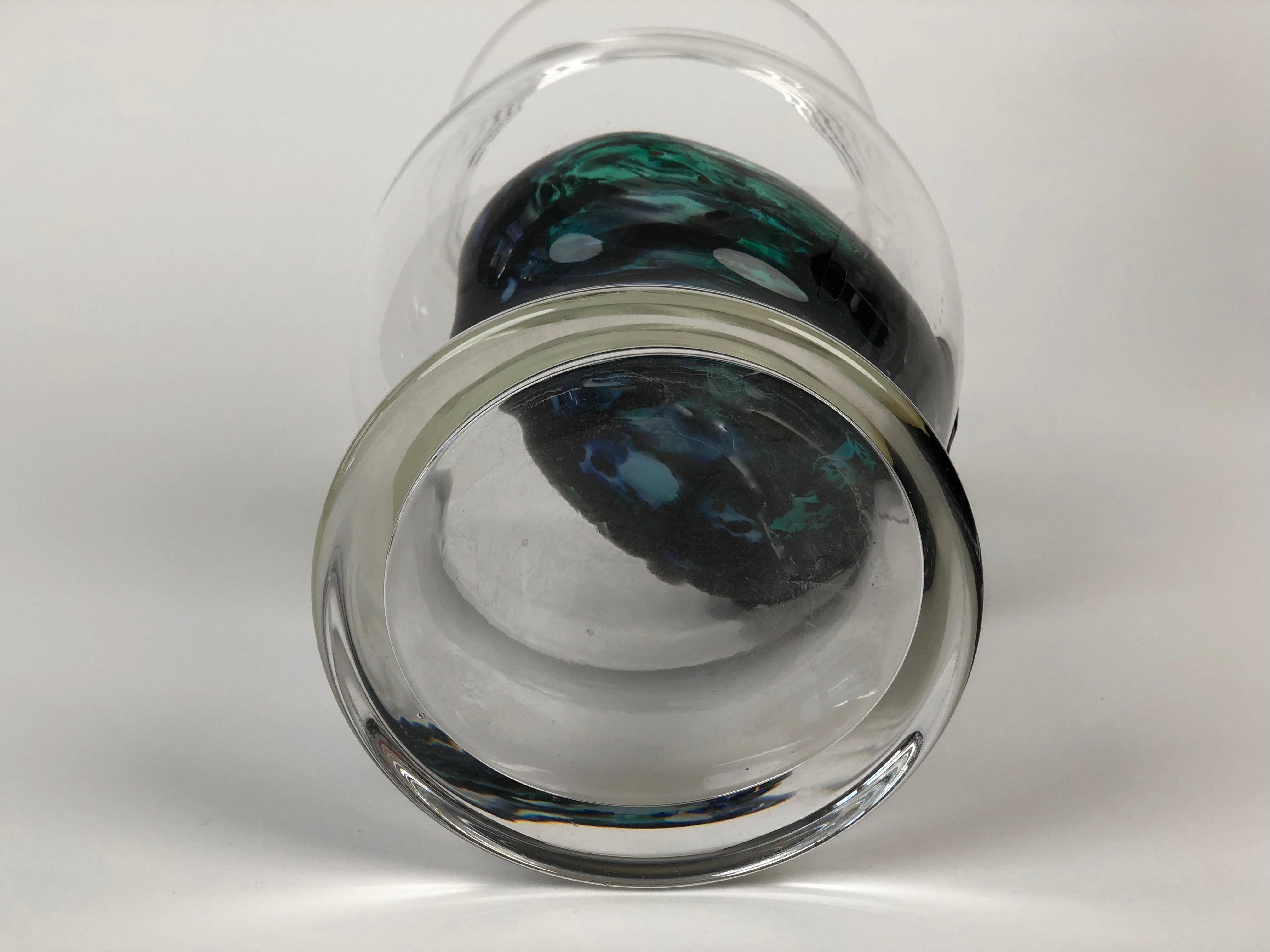 Two Glass Objects from Slovak Glass Designer Patrik Illo, 2000 For Sale 4