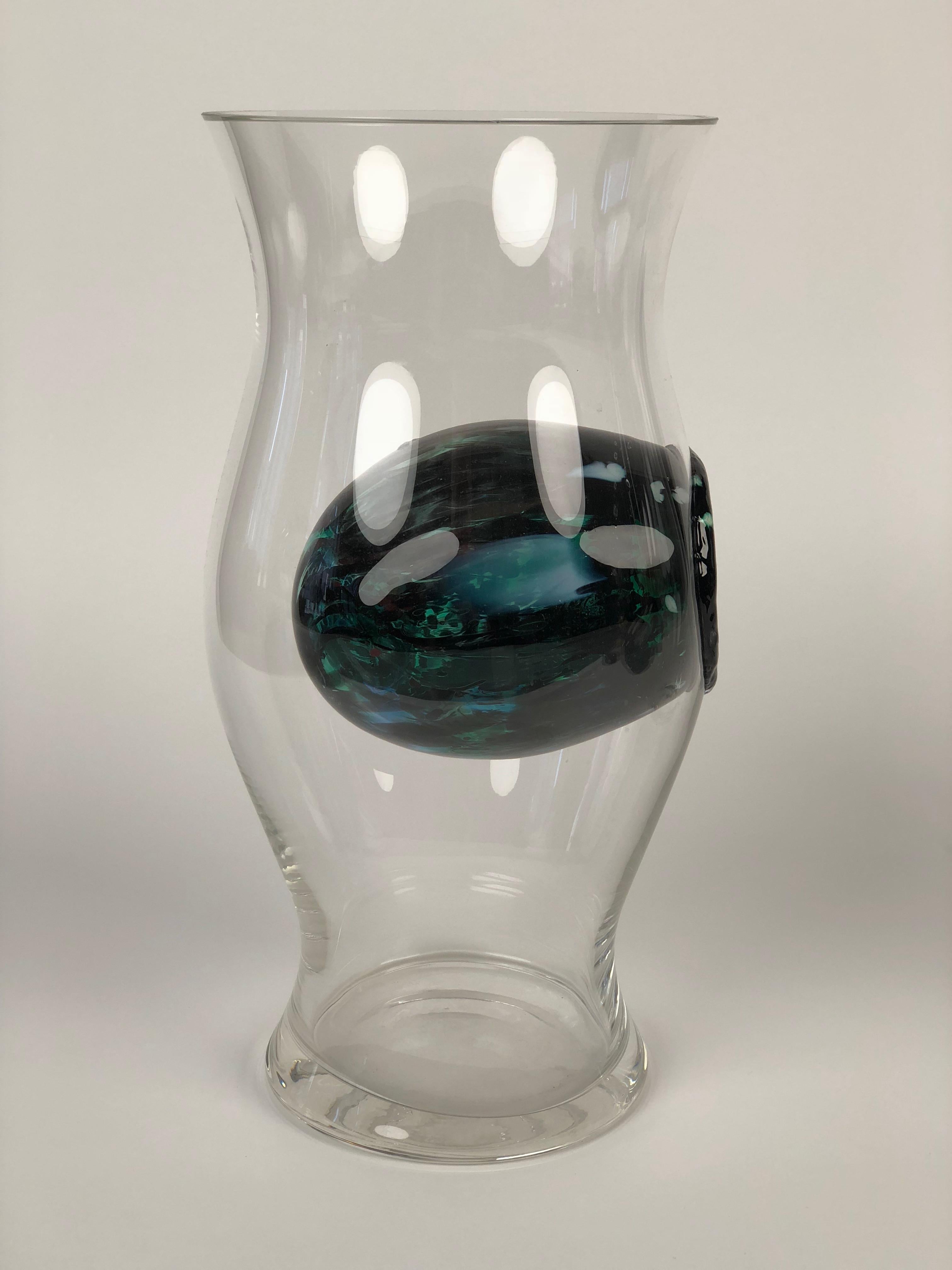 Two Glass Objects from Slovak Glass Designer Patrik Illo, 2000 In Good Condition For Sale In Vienna, Austria