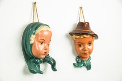 Goebel Bieber-Wandmaske aus Keramik, ca. 1950er Jahre