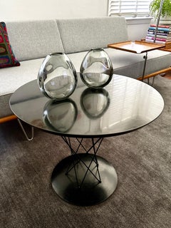 Two Gray Per Lütken Designed Drop Vases From Holmegaard