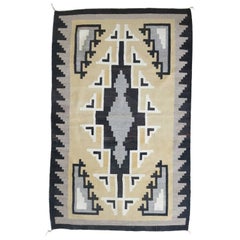 Two Grey Hills Navajo Rug, Germantown, 20th Century