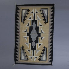 Two Grey Hills Navajo Rug, Germantown, 20th Century