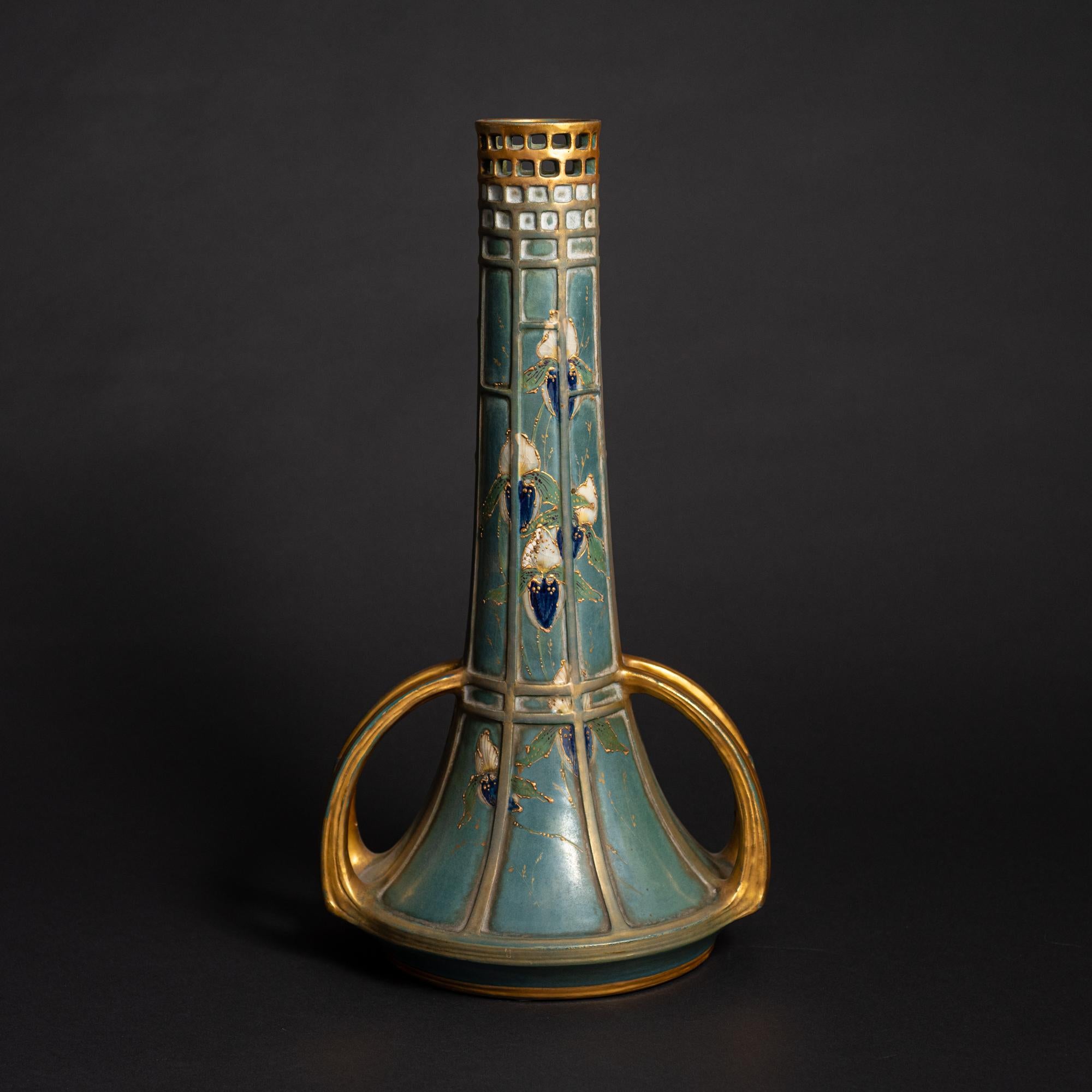Paul Dachsel was the son-in-law of Alfred Stellmacher, the founder of Amphora Pottery company in Turn-Teplitz, then in Austria. Very little is known or was written about Dachsel. He served as a designer at Amphora from 1893 until 1905. There, he was