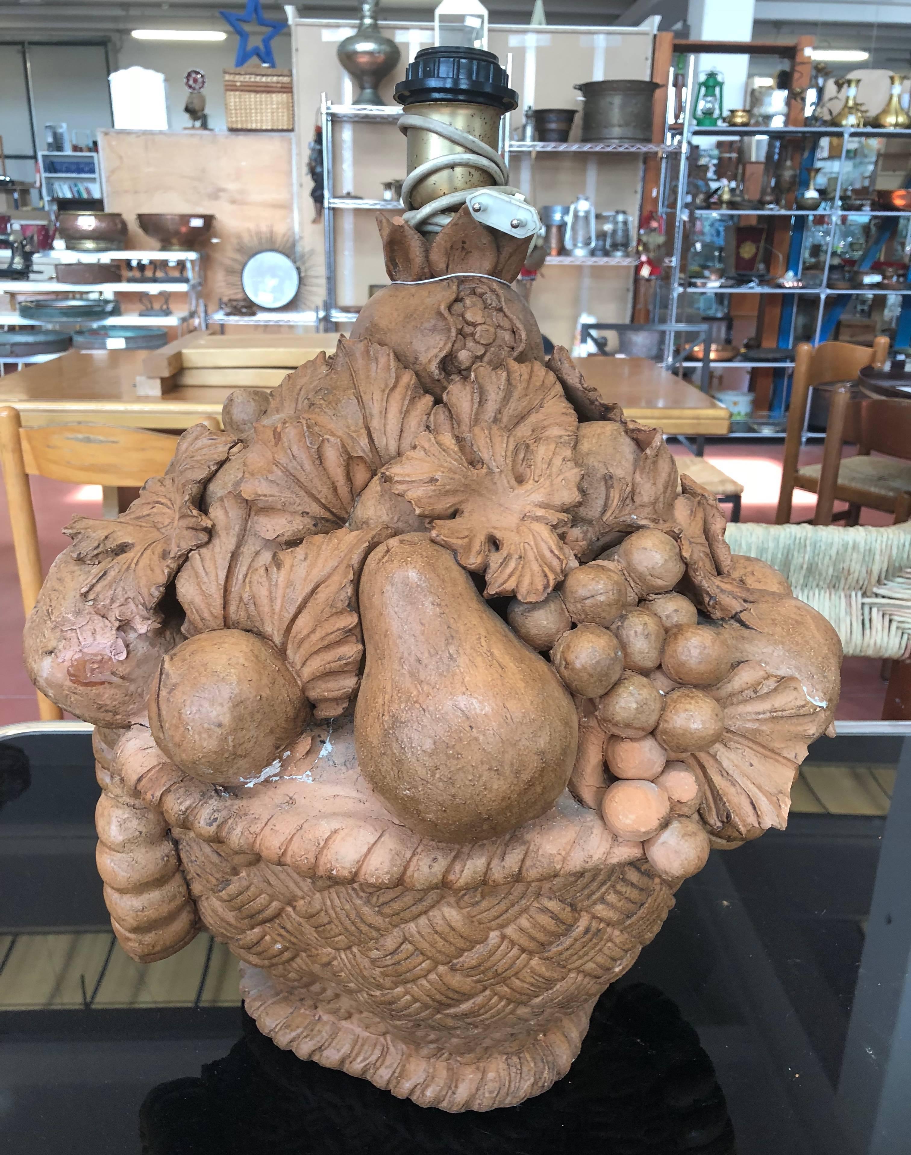 fruit basket lamp