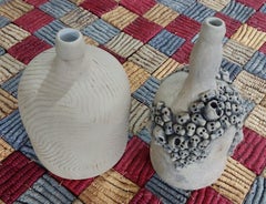 Two Handmade Mezcal Vessels by Omar Hernández in Clay