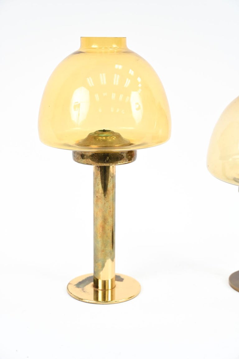 Swedish Two Hans Agne Jakobsson for A/B Markaryd Oil Lamps For Sale