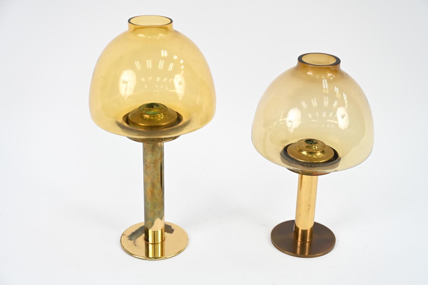 Mid-Century Modern Two Hans Agne Jakobsson for A/B Markaryd Oil Lamps