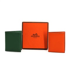 Two Hermes Double Folding Leather Picture Frame