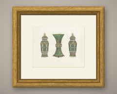 Two Hexagonal Covered Vases and a Square Beaker, Ming, Plate 1911