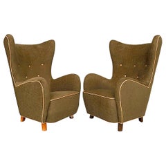 Two Highback Armchairs by Mogens Lassen