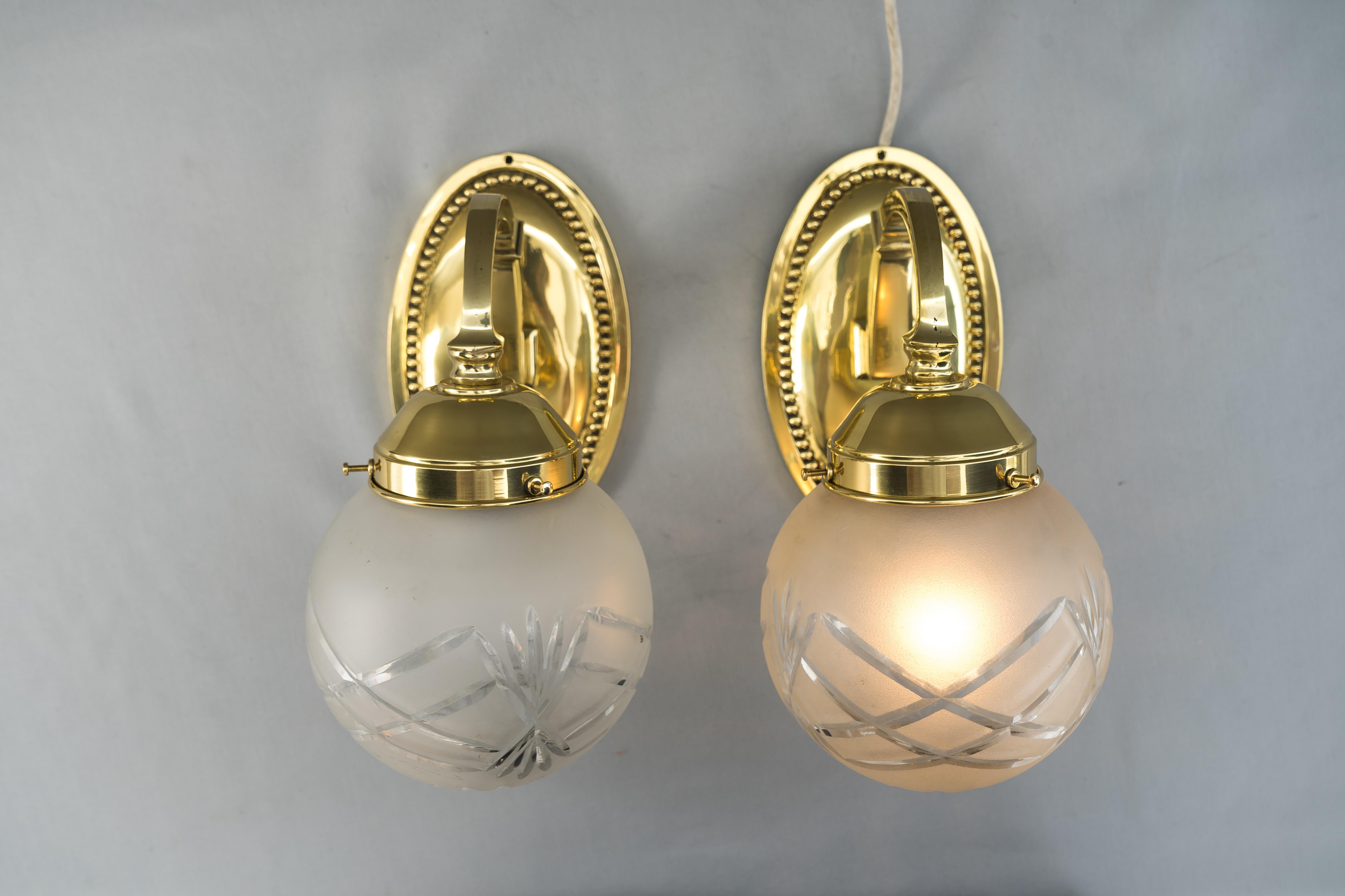 Two Historistic Wall Lamps, circa 1890s For Sale 3