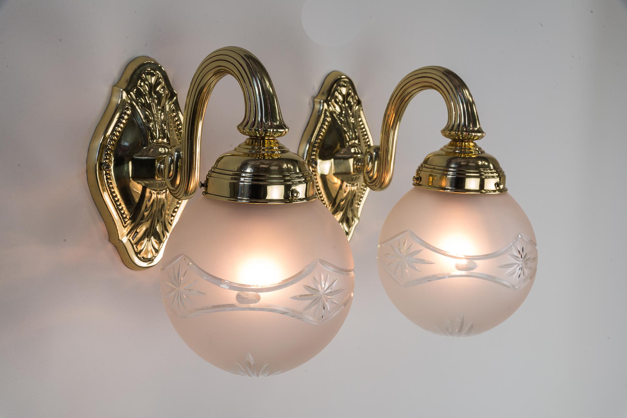 Neoclassical Two Historistic Wall Lamps, circa 1890s