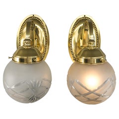 Antique Two Historistic Wall Lamps, circa 1890s