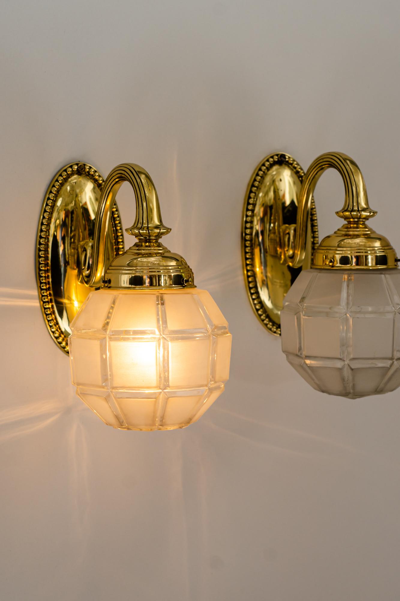 Two Historistic Wall Lamps Vienna Around 1890s For Sale 3