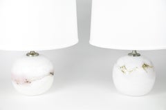 Two Holmegaard Lamps Sakura Design Michael Bang, 1984, Denmark